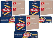 Barilla Penne & Spaghetti Pasta Variety Pack, 16 oz. Boxes - Non-GMO, Made with Durum Wheat Semolina - Kosher Certified (Pack of 24)