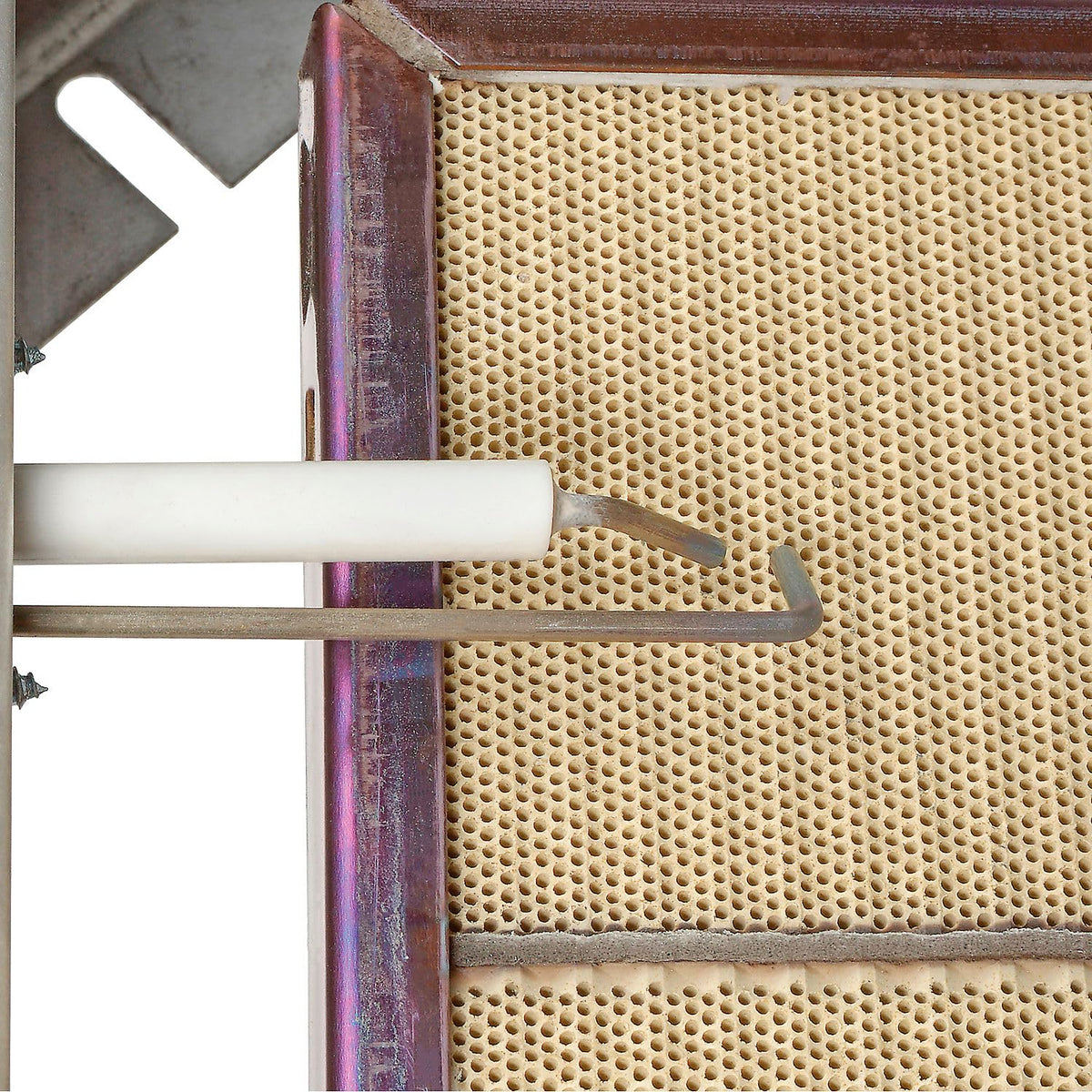 SunStar Natural Gas Heater Infrared Ceramic by GUM – 21.63"L x 26.5"W x 7.75"H, Aluminized Steel / Aluminum Reflectors, Silver, Model SG6-N