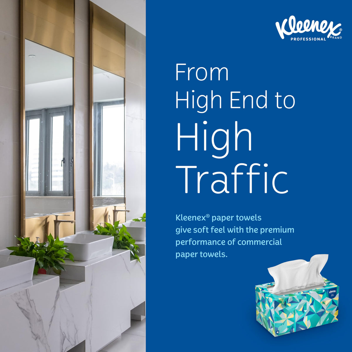 Kleenex Professional Paper Hand Towels – Bulk, 18 Boxes x 120 Sheets (01701)