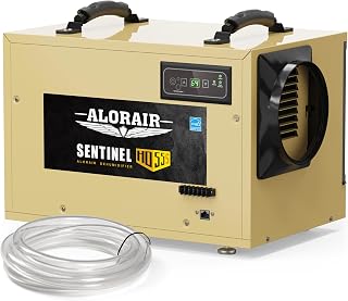 ALORAIR 120 Pints Energy Star Crawlspace Dehumidifier, Sentinel HD55S Gold | Auto Defrost, High Capacity, 1,300 Sq. Ft., with Drain Hose, for Commercial, Basement, Industrial, 6-Year Limited Warranty