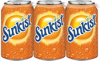 Sunkist Soda Fluid Ounce, orange, 288 Fl Oz
