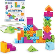 Learning Resources STEM Explorers Brainometry - 3D Puzzle Games for Kids, Kids Travel Games, Brain Teaser Puzzles, Pattern Memory Game, Brain Game Toys, Classroom Toys, 5 Year Old Boy and Girl Gifts