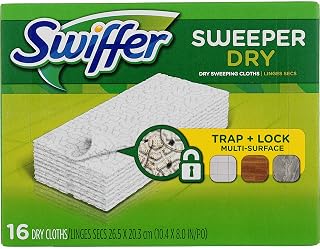 Swiffer Sweeper Dry Sweeping Cloths 16 ea (Pack of 6)