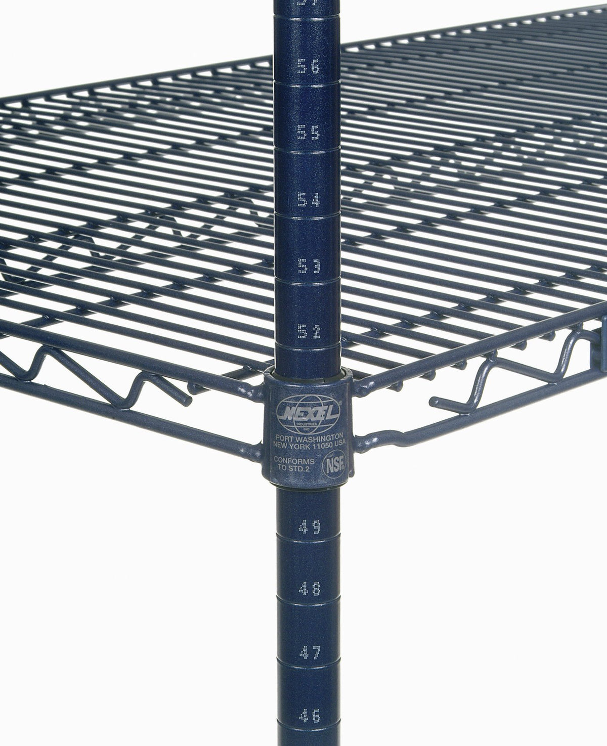 Nexelon Wire Shelving – 4, Alloy Steel, Blue, Model 18246N