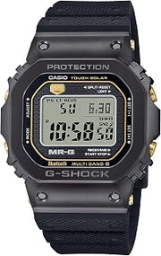 G-Shock Casio MR-G Solar Connected Titanium and Black Rubber Band Watch - MRGB5000R-1