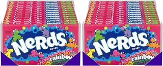 Nerds Candy, Rainbow, 5 Ounce Movie Theater Candy Boxes (Pack of 24)