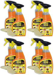 Adhesive Remover Spray Gel by Goo Gone – 12 Fl Oz (Pack of 8 + Sticker Lifter), orange, Pack of 8, Model 2206ZBP
