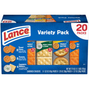 Assorted Sandwich Crackers by Lance – 1.4 Ounce (Pack of 20), Pack of 20