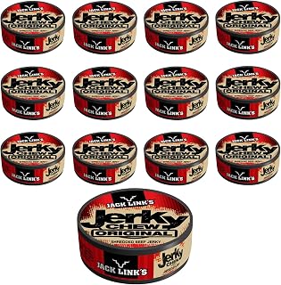 Jack Link's Jack Links 2.89 - Jerky Chew - Original Flavor 0.32-oz. Tins Pack of 12