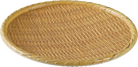 Yanco BAMBOO TRAY MELAMINEWARE 7" ROUND TRAY box of 36