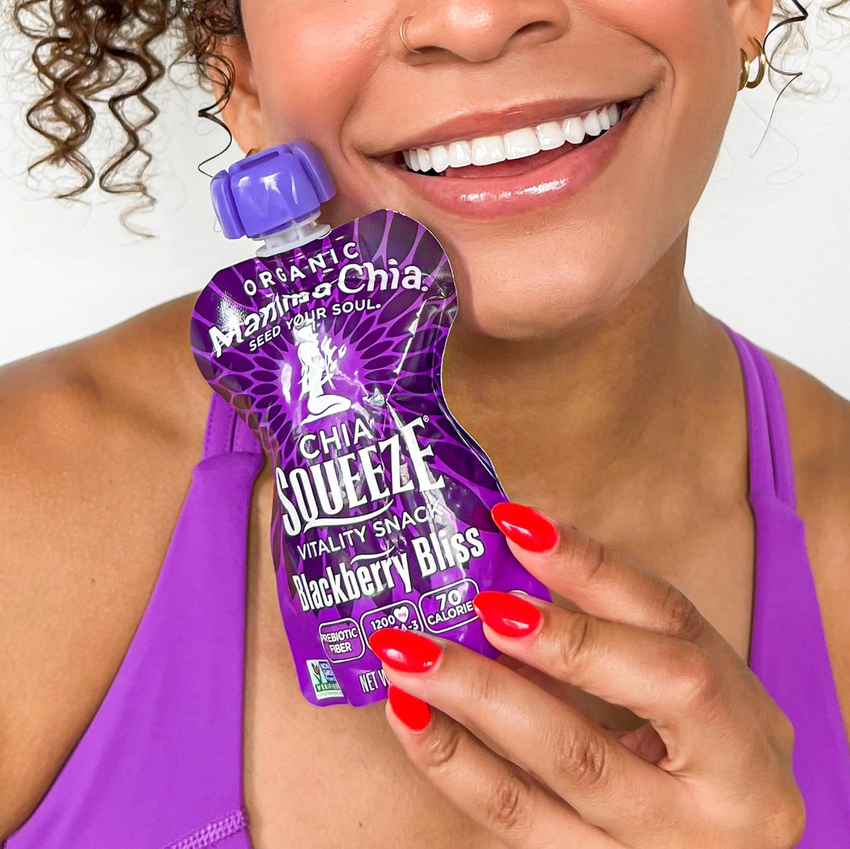 Organic Vitality Squeeze Snack by Mamma Chia – 3.5 Ounce (Pack of 24), Pack of 6, Model 856516002249