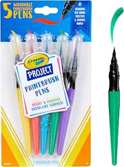 Crayola Washable No Drip Paint Brush Pens, Paint Set for Kids, 5 ct