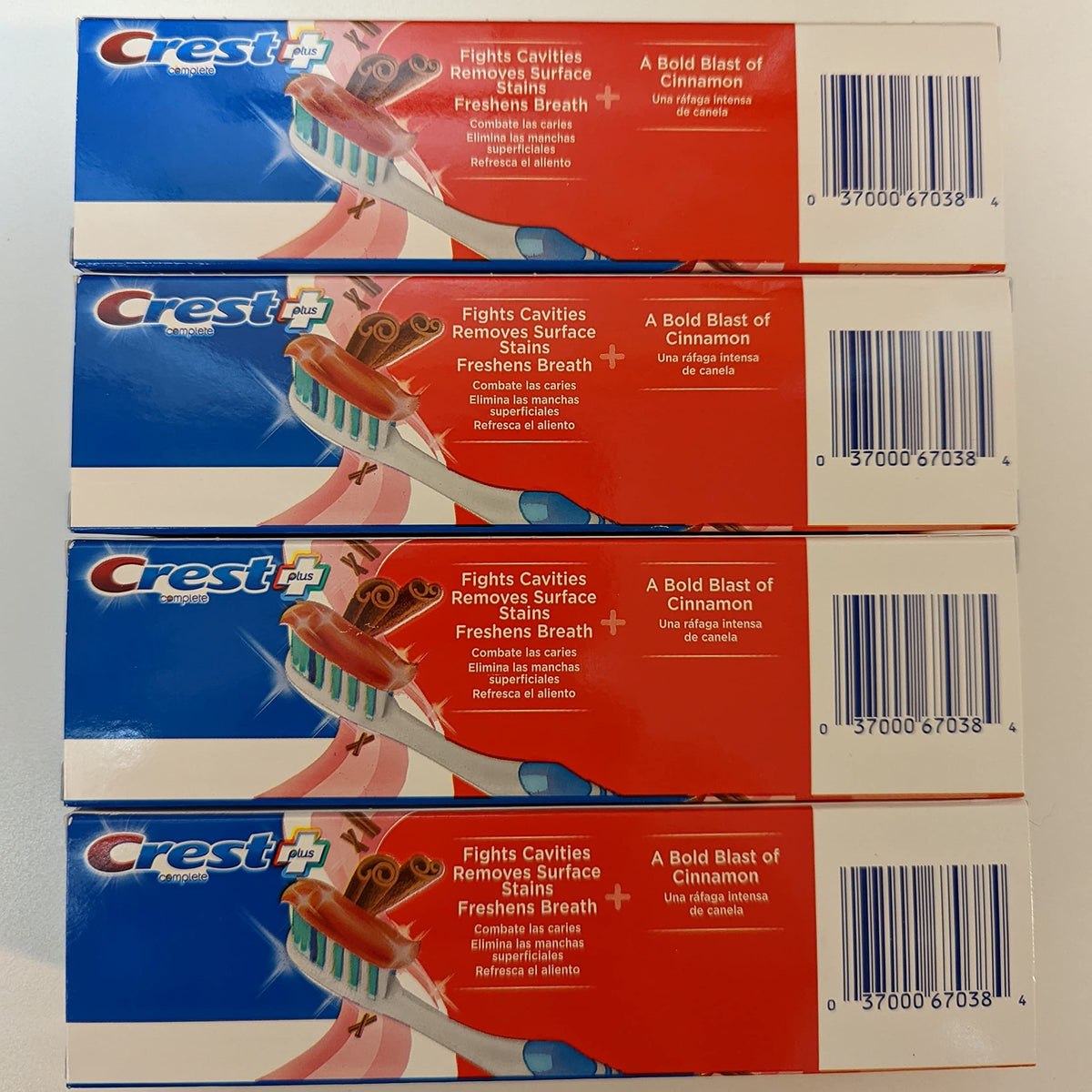 Crest Cinnamon / 5.4 Ounce (Pack of 4) / 4 Toothpaste