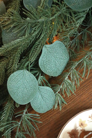 9ft Real Touch Norfolk Pine Garland with Tassels by EnnbeRuu – 9FT, Polyethylene (PE), Green, Model TT13-9FT