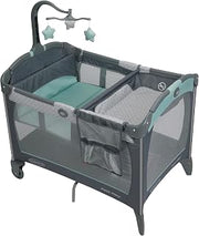 Graco Pack and Play Change 'n Carry Playard with Portable Changing Pad, Manor