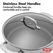 OXO 8QT Stockpot with Lid / Stainless Steel / 8.0 quarts Stockpots