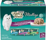 Purina Fancy Feast Gravy Wet Cat Food Variety Pack, Medleys Florentine Collection - (24) 3 oz. Cans
