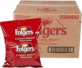 Folgers Classic Roast Ground Coffee, 6.3 Ounce (Pack of 30)