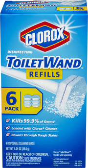 ToiletWand Disinfecting Refills by Clorox – 0.17 Ounce (Pack of 48), Pack of 8, Model 14882CT