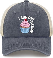 I Run On Emus Hat Funny Trucker Hats for Women Baseball Caps Funny Birthday Gifts