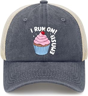 I Run On Emus Hat Funny Trucker Hats for Women Baseball Caps Funny Birthday Gifts