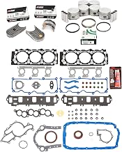 MA-9761299971-6 Full Gasket Set Pistons Bearings Compatible With/For 96-00 Ford Taurus Windstar Mercury 3.0 OHV