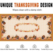 Pahhjsa Thanksgiving Tablecloth, 60 x 120 Inch Rectangle, Thanksgiving Harvest