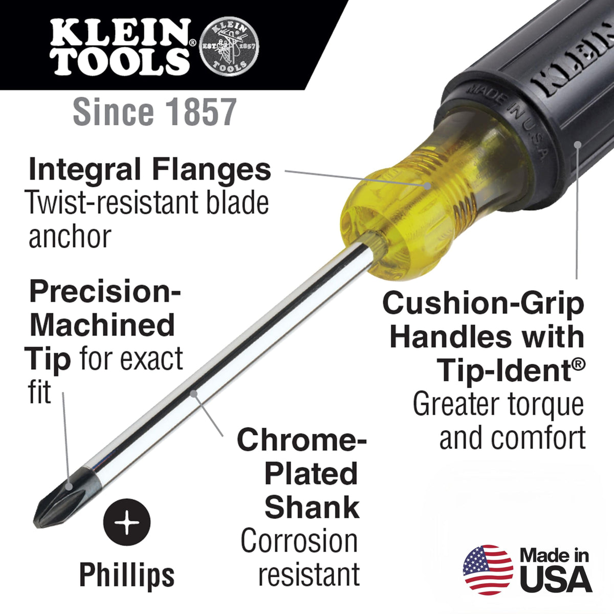 KLEIN TOOLS 5-Piece Screwdriver Set / One Size / Multi Screwdriver Sets