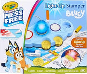Crayola Magic Light Up Bluey Stamper Art Set, Mess Free Coloring & Stamping
