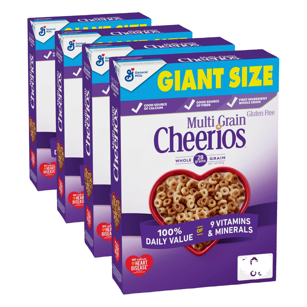 Cheerios Multi Grain / 20.6 Ounce (Pack of 4) / 4 Cold Cereal
