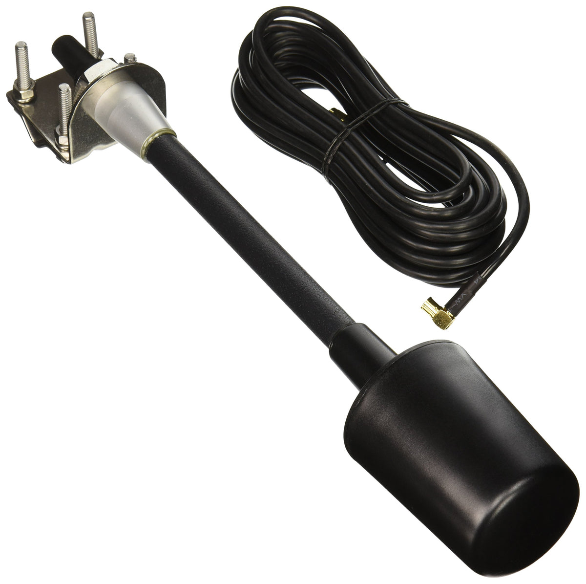 MobileSpec Universal Satellite Radio Antenna with 21' Cable and Mirror Mount by Mobile Spec – Gold, Model MSTRSAT