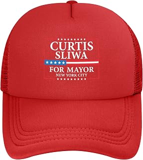 Curtis Sliwa for New York City Mayor Hats 2026 New York Election Trucker Hat Mesh Back Baseball Caps