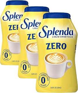 SPLENDA Zero Liquid No Calorie Sweetener, Original 1.68 Fl Oz (Pack of 3)