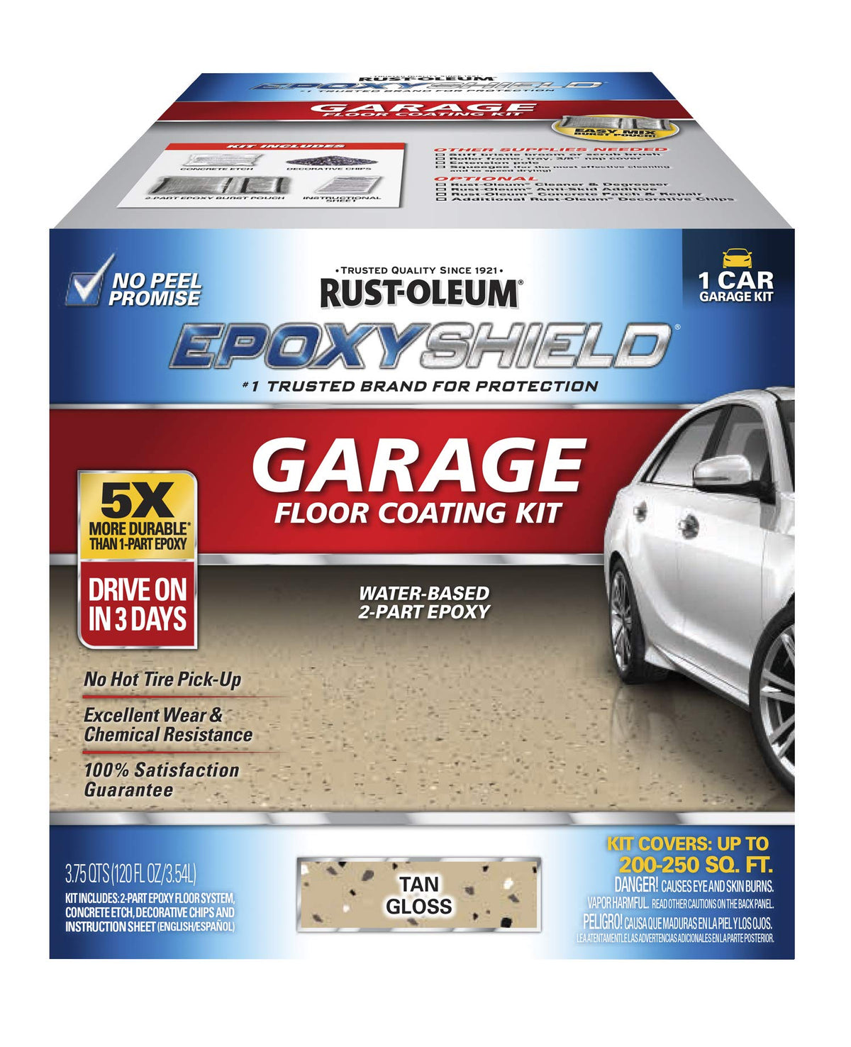 Rust-Oleum 1 Count (Pack of 1) / Tan / Epoxy Coating Kit Coatings