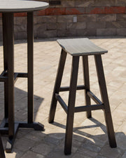 Contempo Bar Height Saddle Seat Barstool by Polywood – Synthetic Wood, Lime, Model 2012-FBLLI