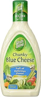 Wish-Bone Chunky Blue Cheese Salad Dressing, 15 Ounce Bottle (Pack of 3)