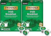 Twinings Irish Breakfast Black Tea K-Cup Pods for Keurig, 24 Count, 2 Pack