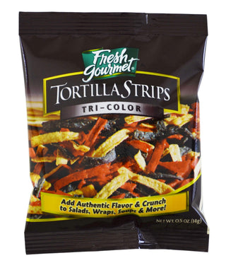 Tortilla Strips by Fresh Gourmet – 100 Count (Pack of 1), Pack of 100