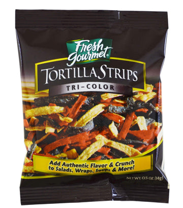 Tortilla Strips by Fresh Gourmet – 100 Count (Pack of 1), Pack of 100