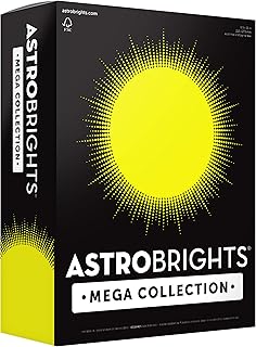 Mega Collection Colored Paper by Astrobrights – 1 Ream, Neon Yellow, Model 91676