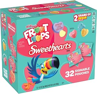 Kellogg's Froot Loops Original Cereal Snacks 6.4oz 32 Count