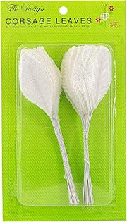 Reliant Ribbon Floral Accessories - Foil Shine Metallic Leaves Rd, Iridescent, 2-1/4 Inch, 50 Pieces