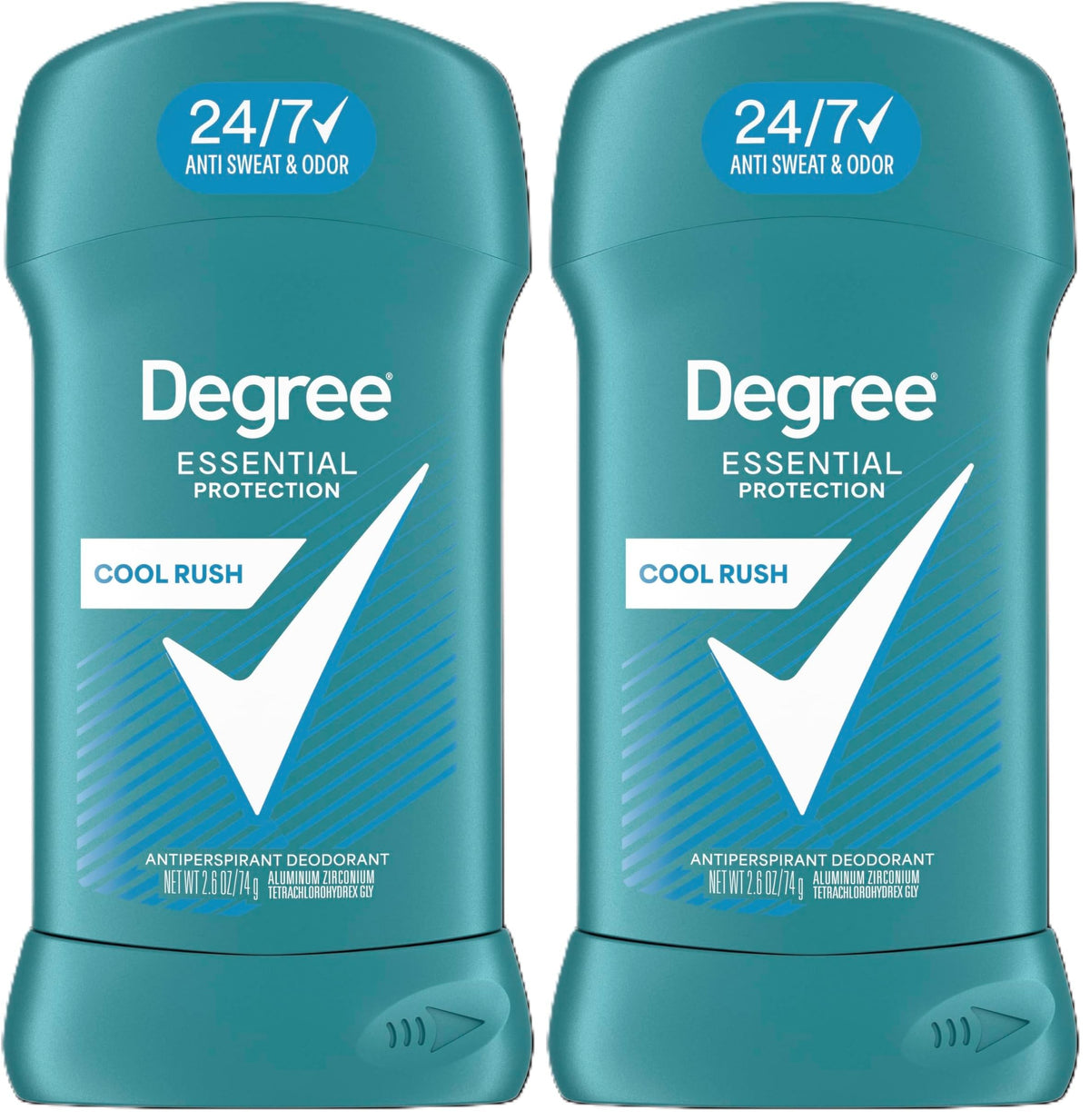 Degree 2.7 Ounce (Pack of 2) / Cool Rush / Green Antiperspirant Deodorant