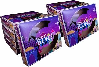 SOUTHERN CHAMPION TRAY SCT Rosca de Reyes Bakery Box (50 Pack), 19x14x3, Colorful Bakery Box with Window, 19 inch Cake Box, Dia de los Reyes Cake Packaging, Disposable, 2371