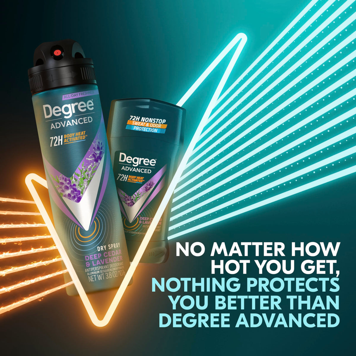Men Antiperspirant Deodorant Dry Spray Cedar & Lavender 3 ct 3.8 oz by Degree – 3.8 Ounce (Pack of 3), Pack of 3