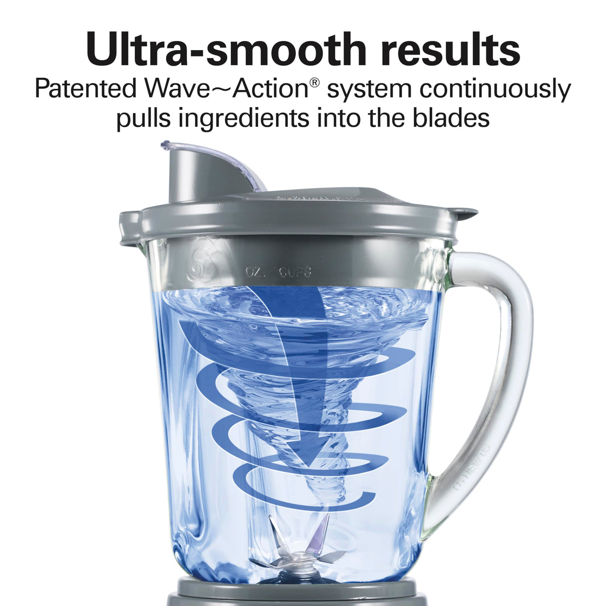 Hamilton Beach Gray / 40 Oz. Glass Jar (Pack of 1) / Countertop Blenders Countertop Blenders