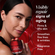 Face Moisturizer by Olay – 1.7 Ounce (Pack of 1), Fragrance-Free Face Moisturizer, Micro-Sculpting Cream, Model 075609212802