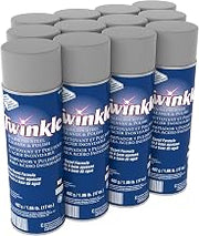 Diversey Twinkle Stainless Steel Cleaner & Polish, Aerosol, 17 oz, 12 Pack