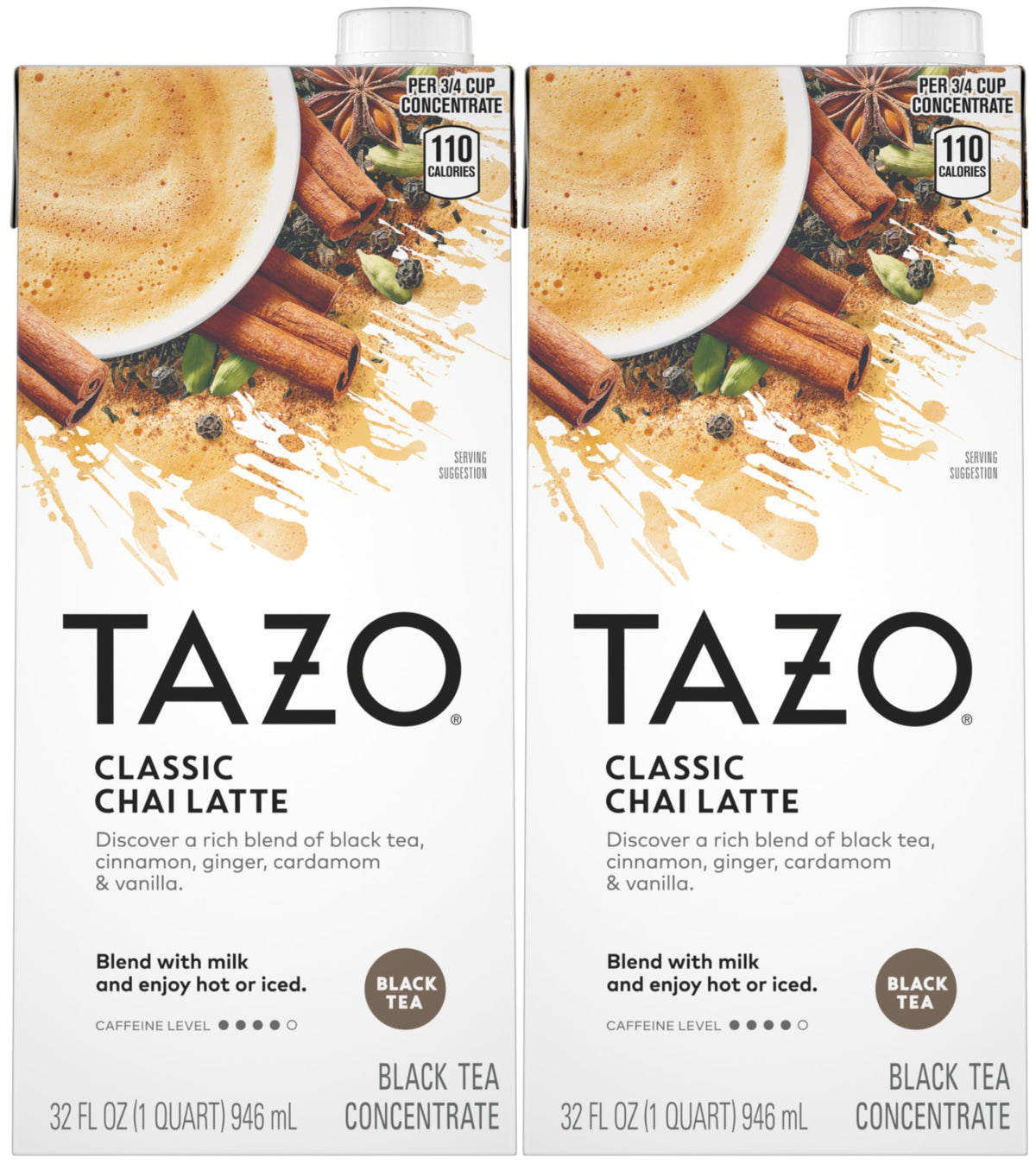 TAZO Classic Chai / 32 Fl Oz (Pack of 2) / 2 Chai