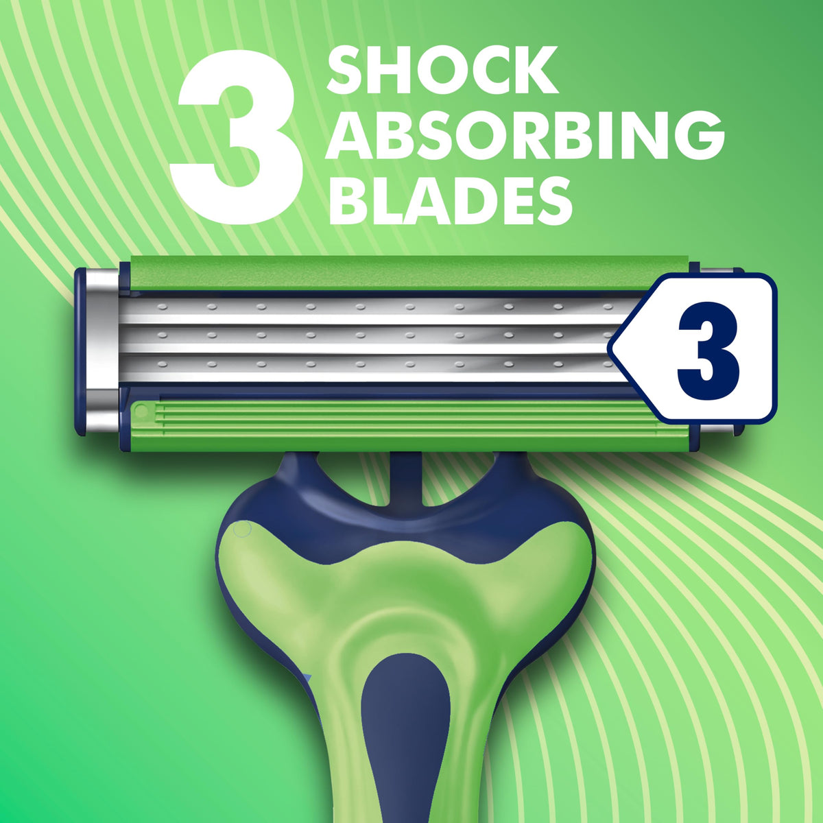 Gillette 8 Count (Pack of 2) / Sensor3 Sensitive (8ct) / Green/White Disposable Razors